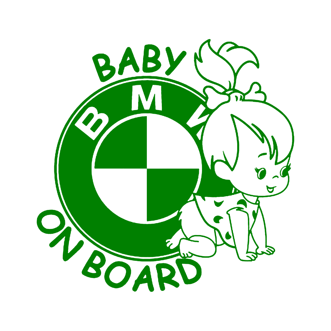 Sticker - BABY ON BOARD BMW 3