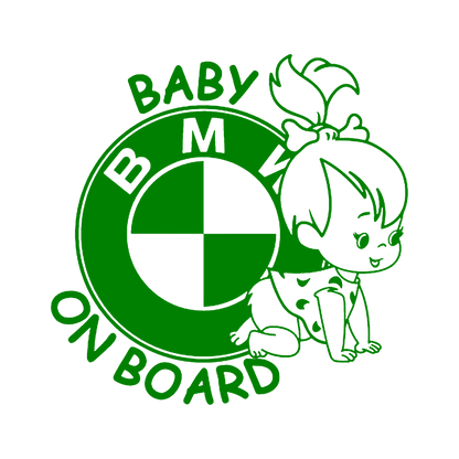 Sticker - BABY ON BOARD BMW 3