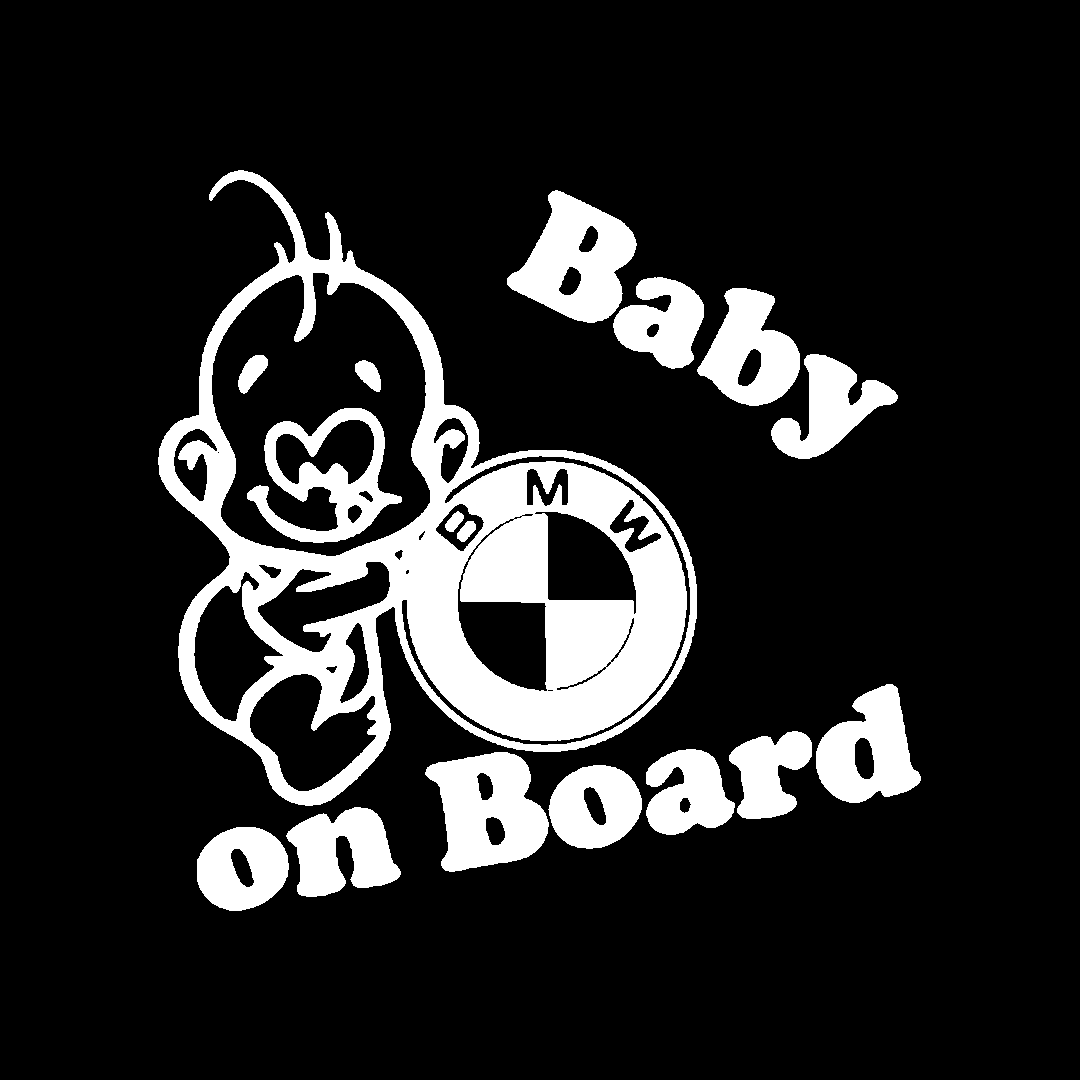Sticker - BABY ON BOARD BMW