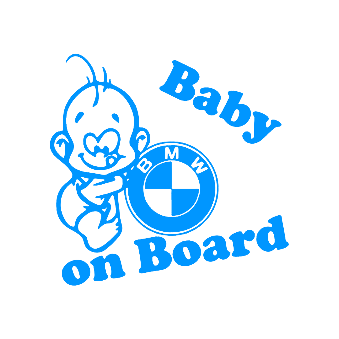 Sticker - BABY ON BOARD BMW
