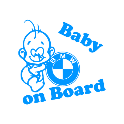 Sticker - BABY ON BOARD BMW