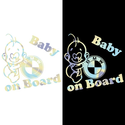 Sticker - BABY ON BOARD BMW