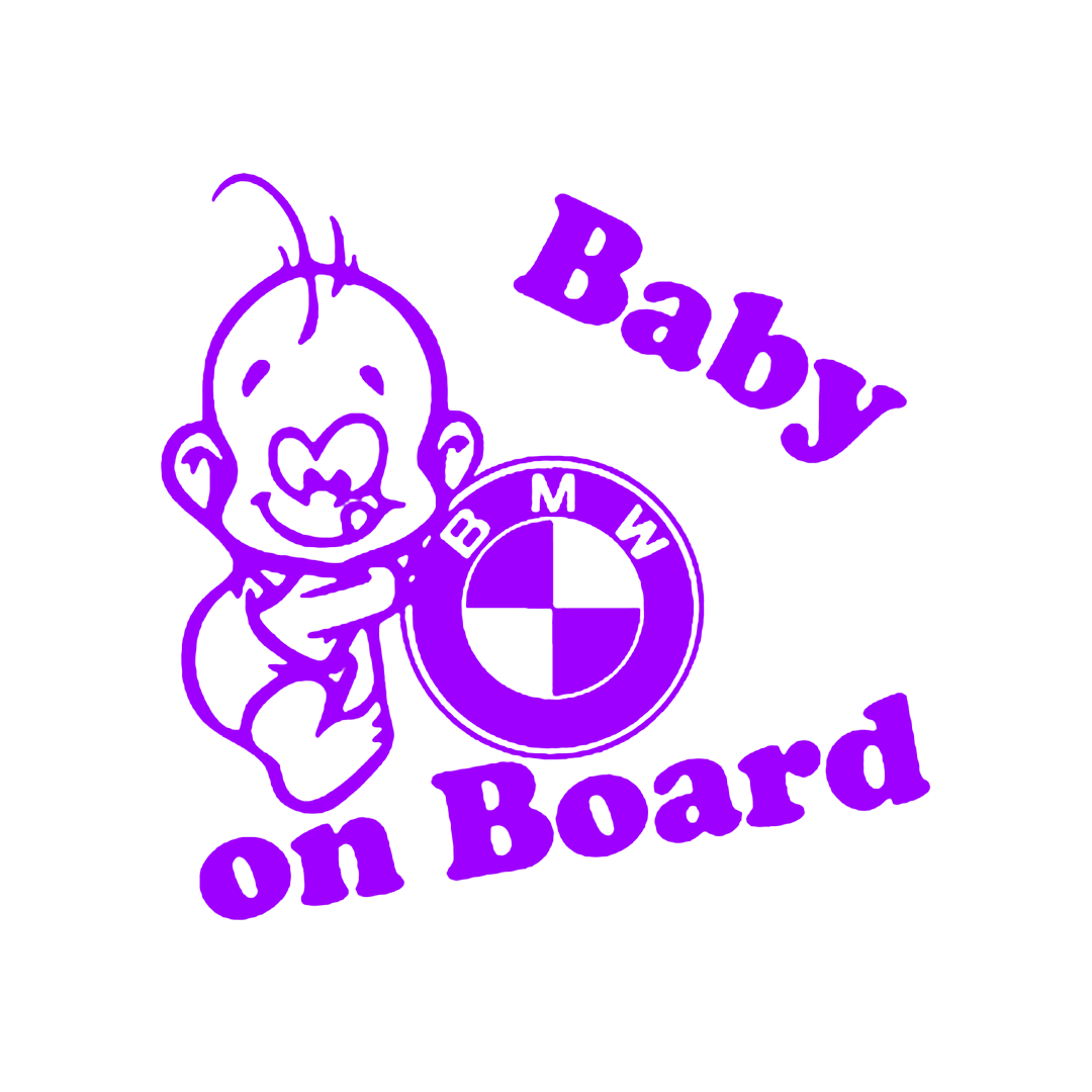 Sticker - BABY ON BOARD BMW