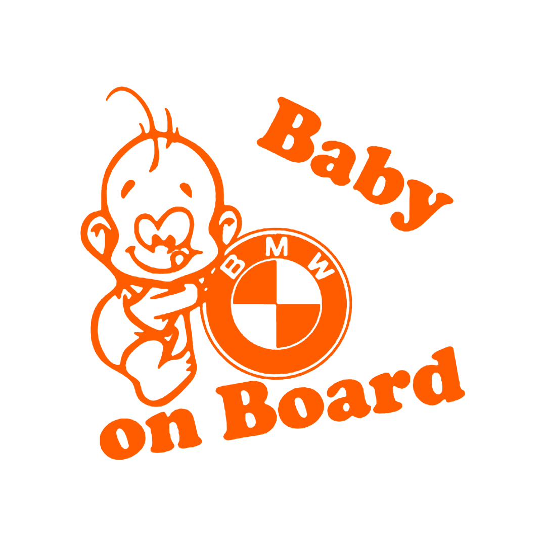 Sticker - BABY ON BOARD BMW