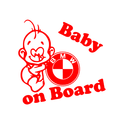 Sticker - BABY ON BOARD BMW