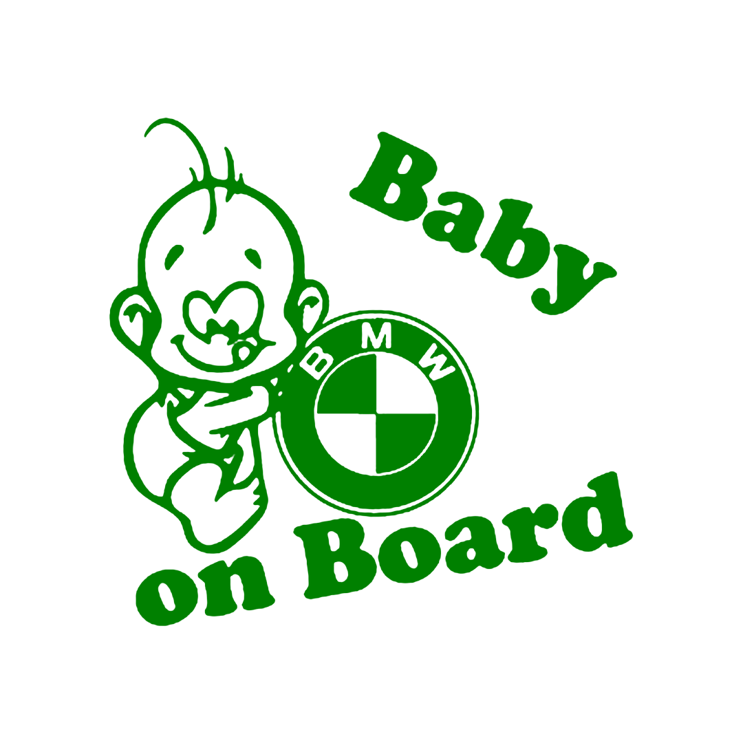 Sticker - BABY ON BOARD BMW
