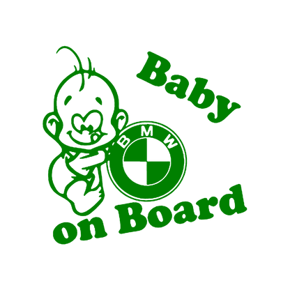 Sticker - BABY ON BOARD BMW