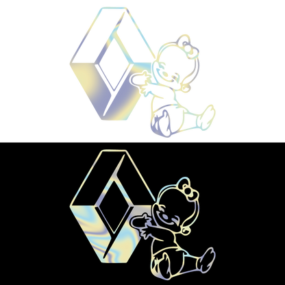 Sticker - BABY ON BOARD RENAULT