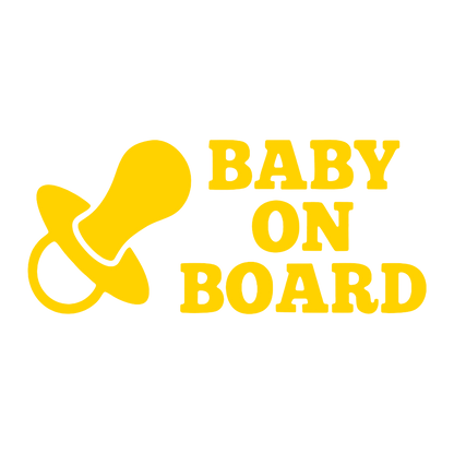 Sticker - BABY ON BOARD SUZETA