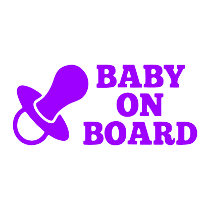 Sticker - BABY ON BOARD SUZETA