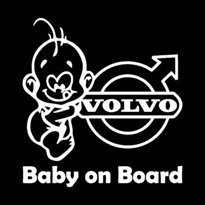 Sticker - BABY ON BOARD VOLVO