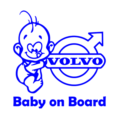Sticker - BABY ON BOARD VOLVO