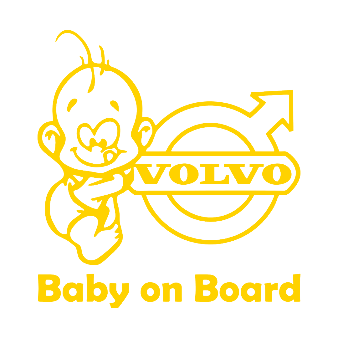 Sticker - BABY ON BOARD VOLVO
