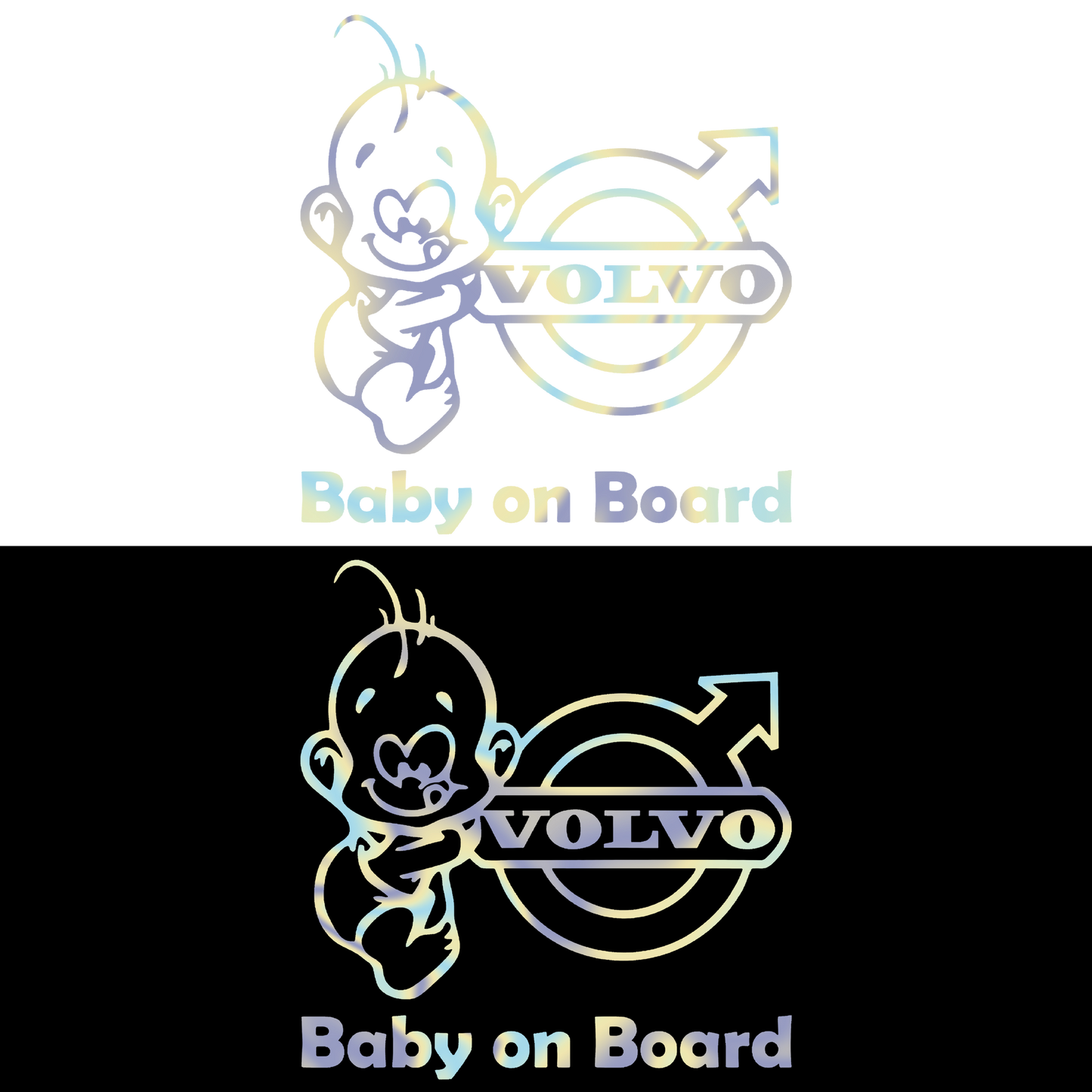 Sticker - BABY ON BOARD VOLVO