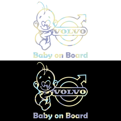 Sticker - BABY ON BOARD VOLVO
