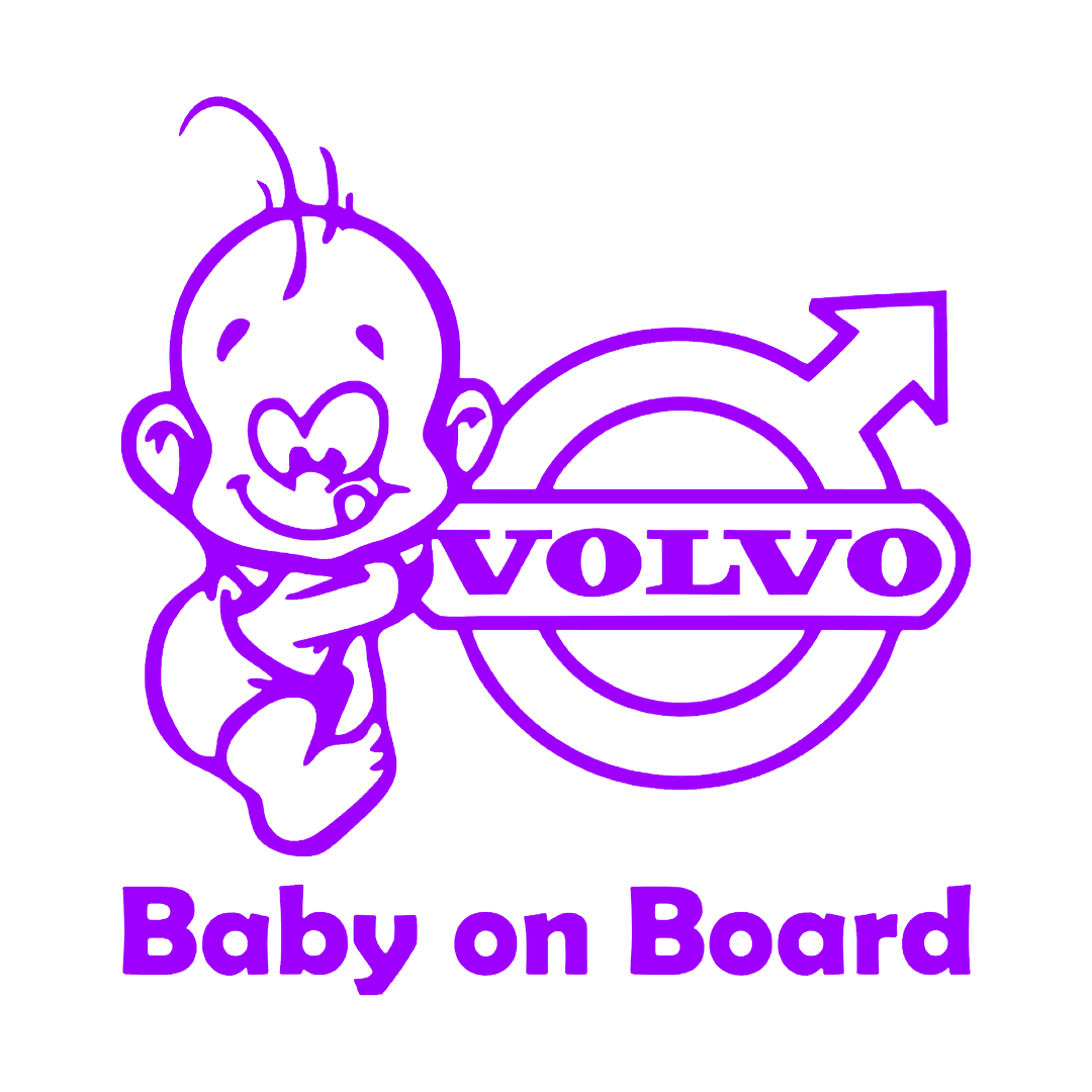 Sticker - BABY ON BOARD VOLVO