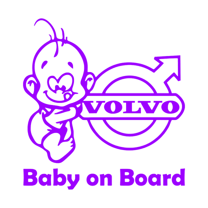 Sticker - BABY ON BOARD VOLVO
