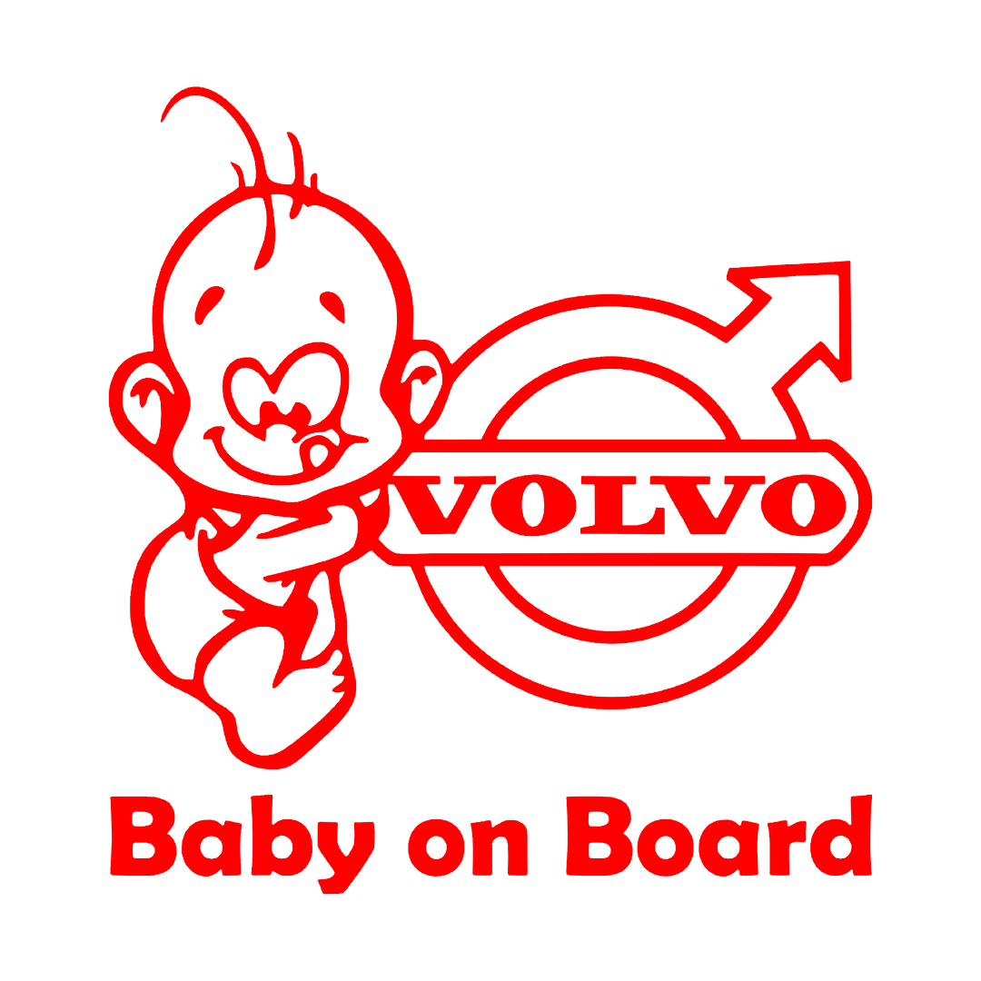 Sticker - BABY ON BOARD VOLVO