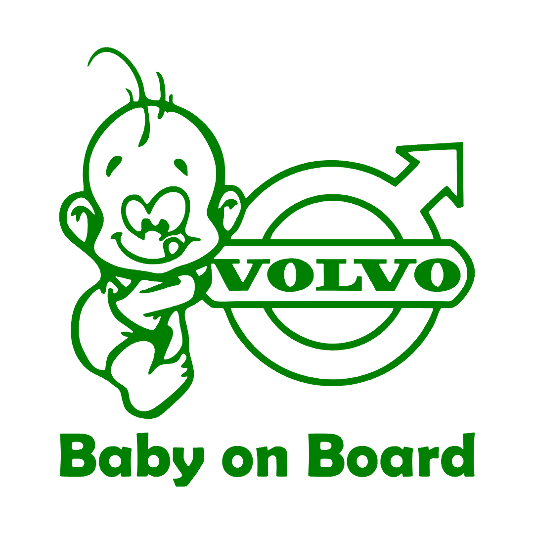 Sticker - BABY ON BOARD VOLVO