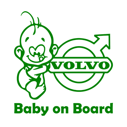 Sticker - BABY ON BOARD VOLVO
