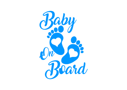 Sticker - BABY ON BOARD 1