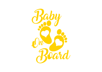 Sticker - BABY ON BOARD 1