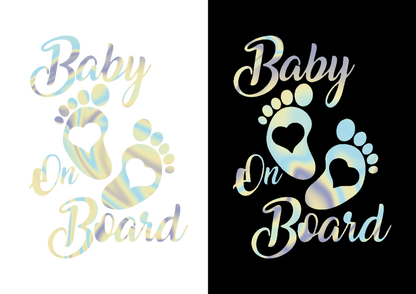 Sticker - BABY ON BOARD 1