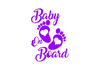 Sticker - BABY ON BOARD 1