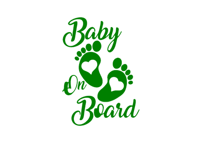Sticker - BABY ON BOARD 1