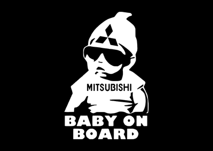 Sticker - MITSUBISHI BABY ON BOARD