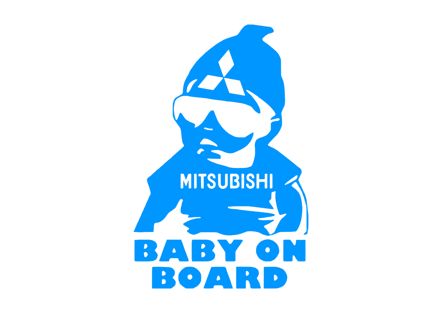 Sticker - MITSUBISHI BABY ON BOARD