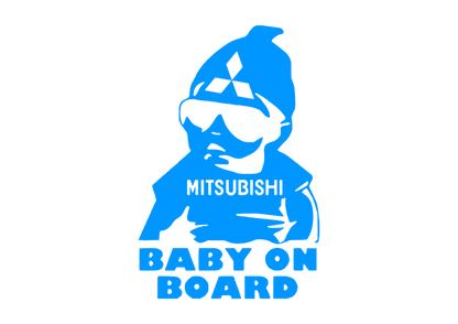 Sticker - MITSUBISHI BABY ON BOARD
