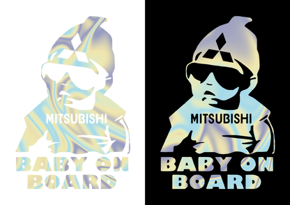 Sticker - MITSUBISHI BABY ON BOARD