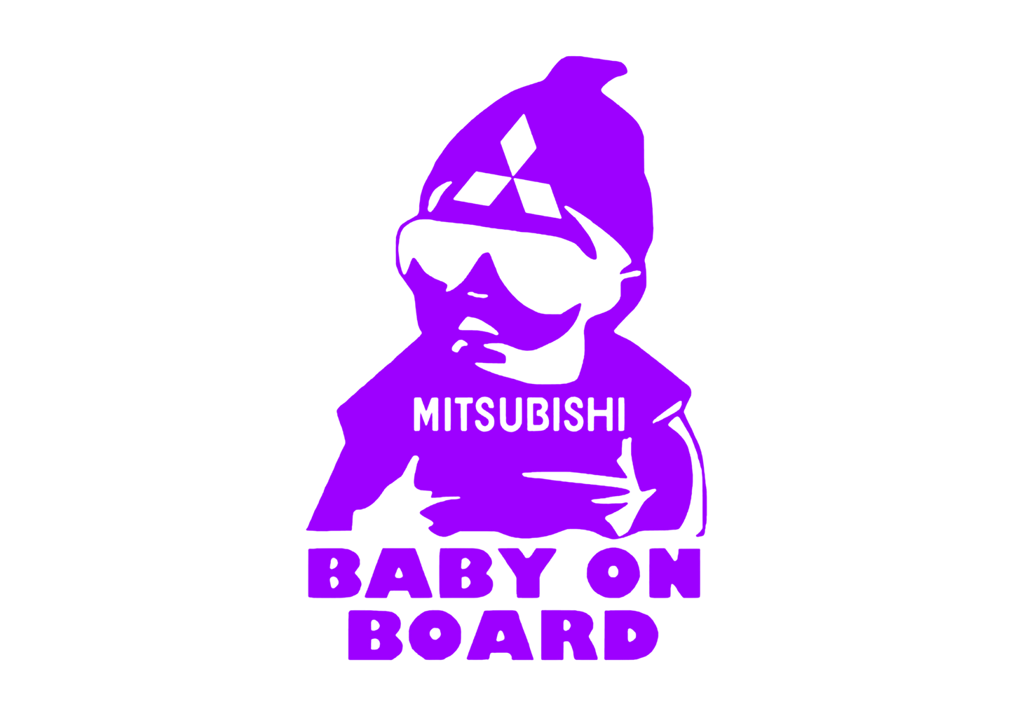Sticker - MITSUBISHI BABY ON BOARD