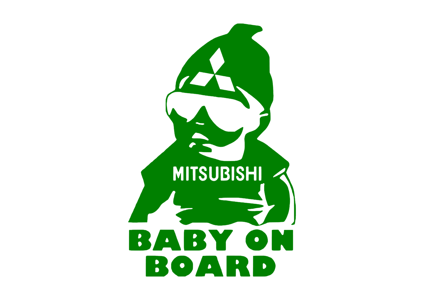 Sticker - MITSUBISHI BABY ON BOARD