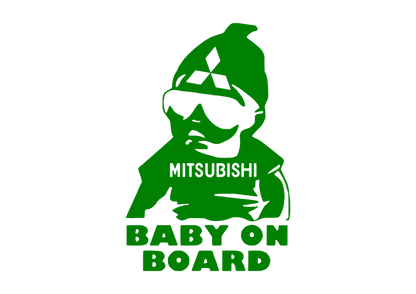 Sticker - MITSUBISHI BABY ON BOARD