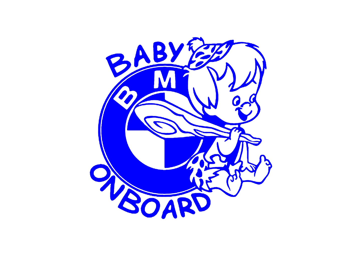 Sticker - BABY ON BOARD BMW 2