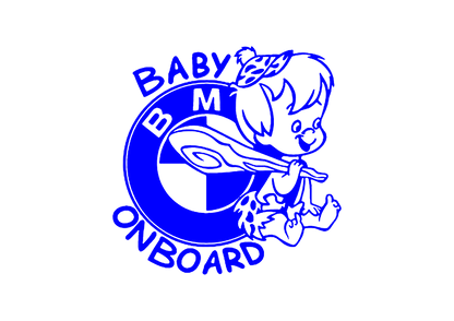 Sticker - BABY ON BOARD BMW 2