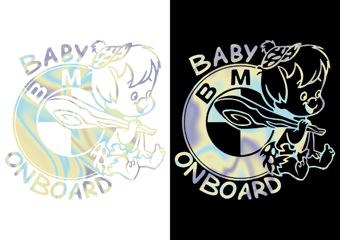 Sticker - BABY ON BOARD BMW 2