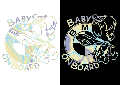 Sticker - BABY ON BOARD BMW 2