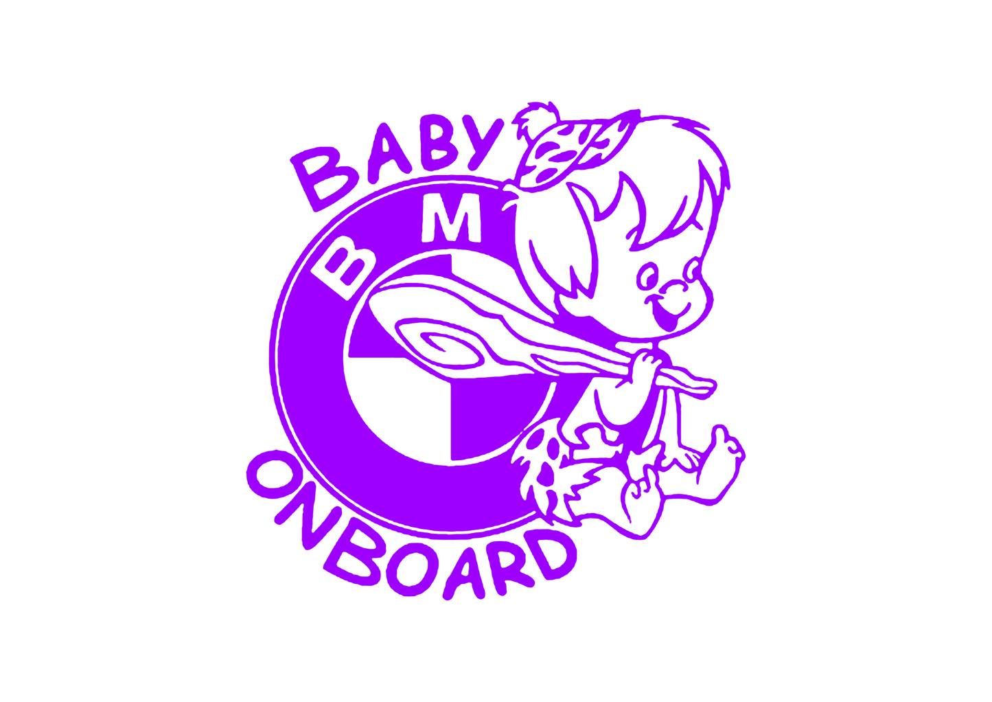 Sticker - BABY ON BOARD BMW 2