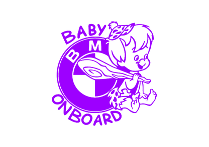 Sticker - BABY ON BOARD BMW 2