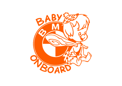 Sticker - BABY ON BOARD BMW 2