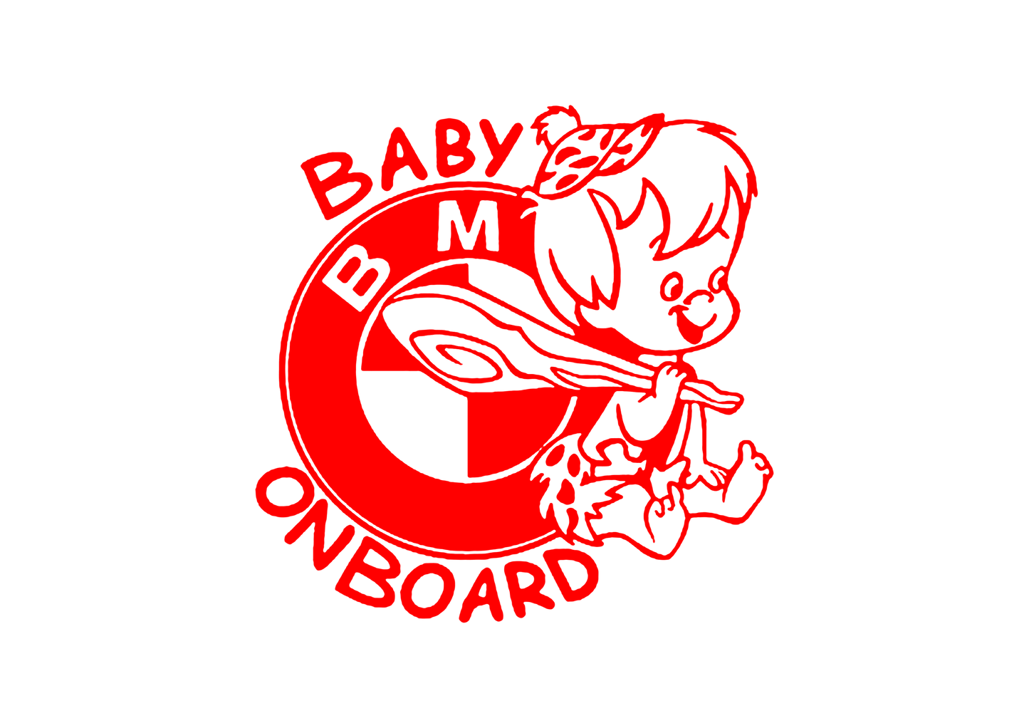 Sticker - BABY ON BOARD BMW 2