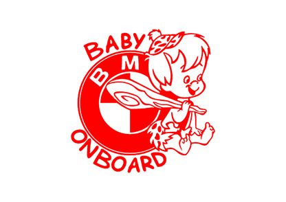 Sticker - BABY ON BOARD BMW 2