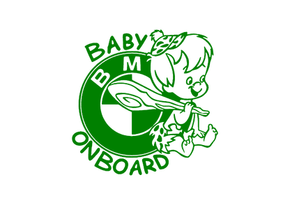 Sticker - BABY ON BOARD BMW 2