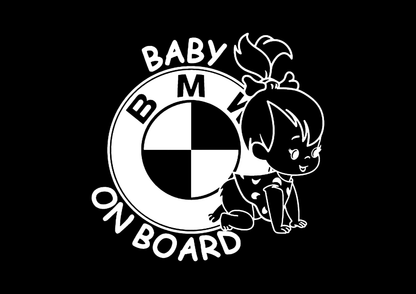 Sticker - BABY ON BOARD BMW 3