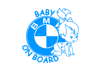Sticker - BABY ON BOARD BMW 3