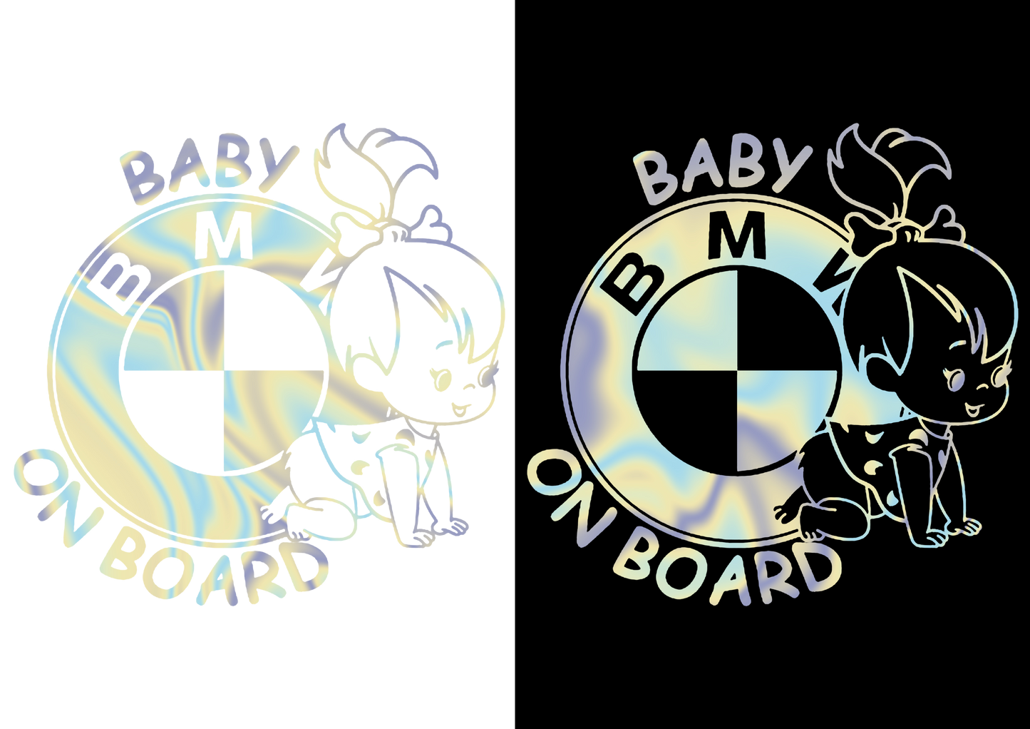 Sticker - BABY ON BOARD BMW 3