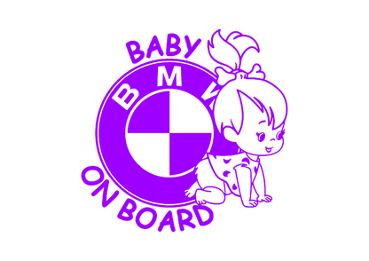 Sticker - BABY ON BOARD BMW 3